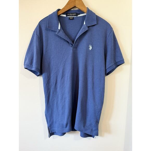 US Polo Assn. Polo Shirt, Light Blue, Men's Size Medium - Picture 1 of 6